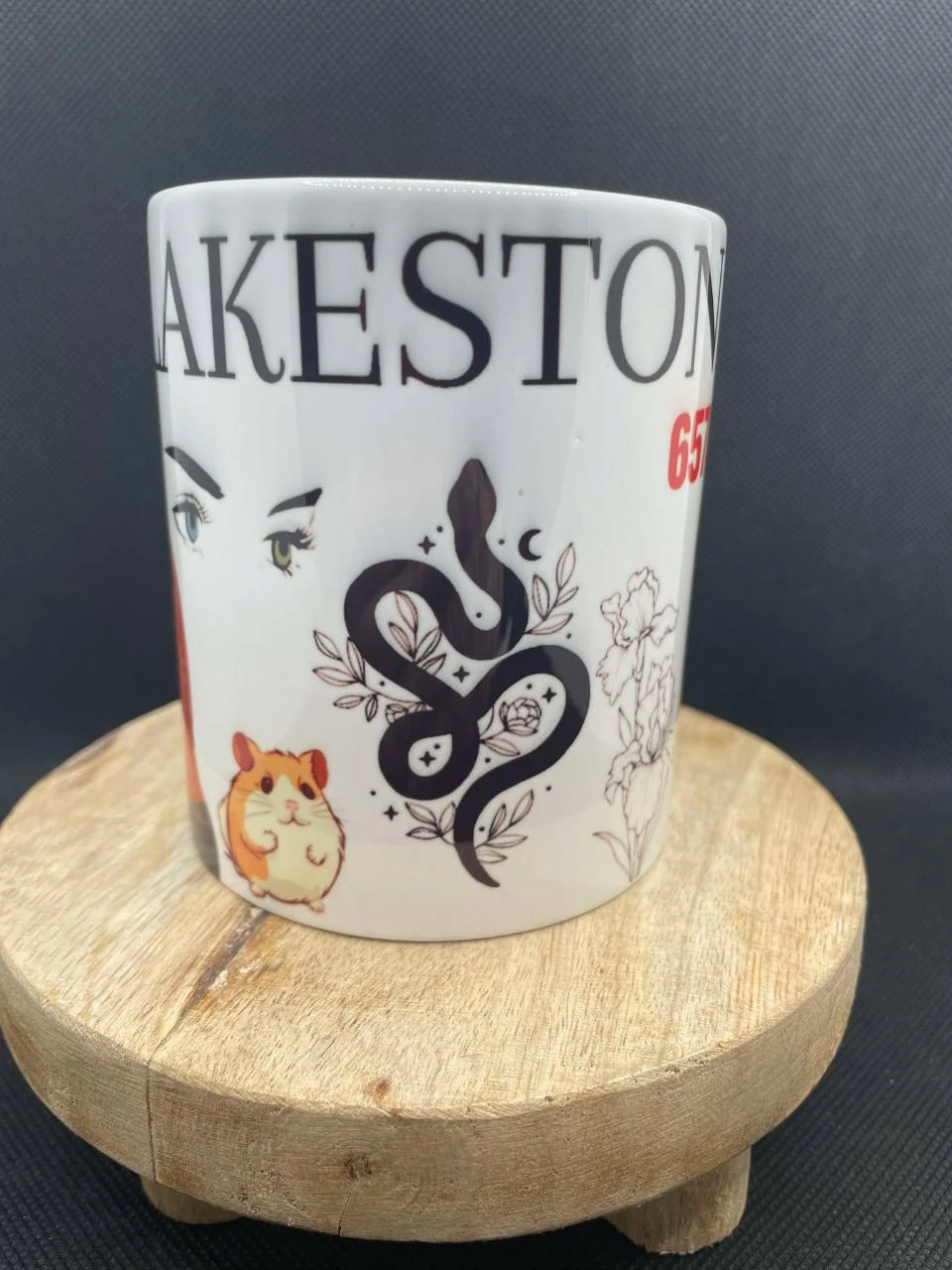 ☕ Keramische Mok – Lakestone 📖💙 – photo 2